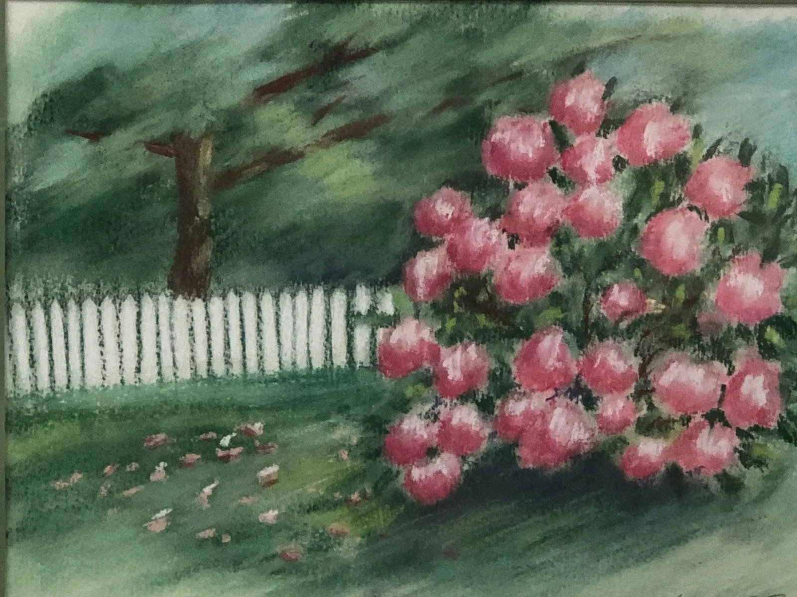 Spring's Embrace - Original Watercolor Painting Signed on the Bottom - 2