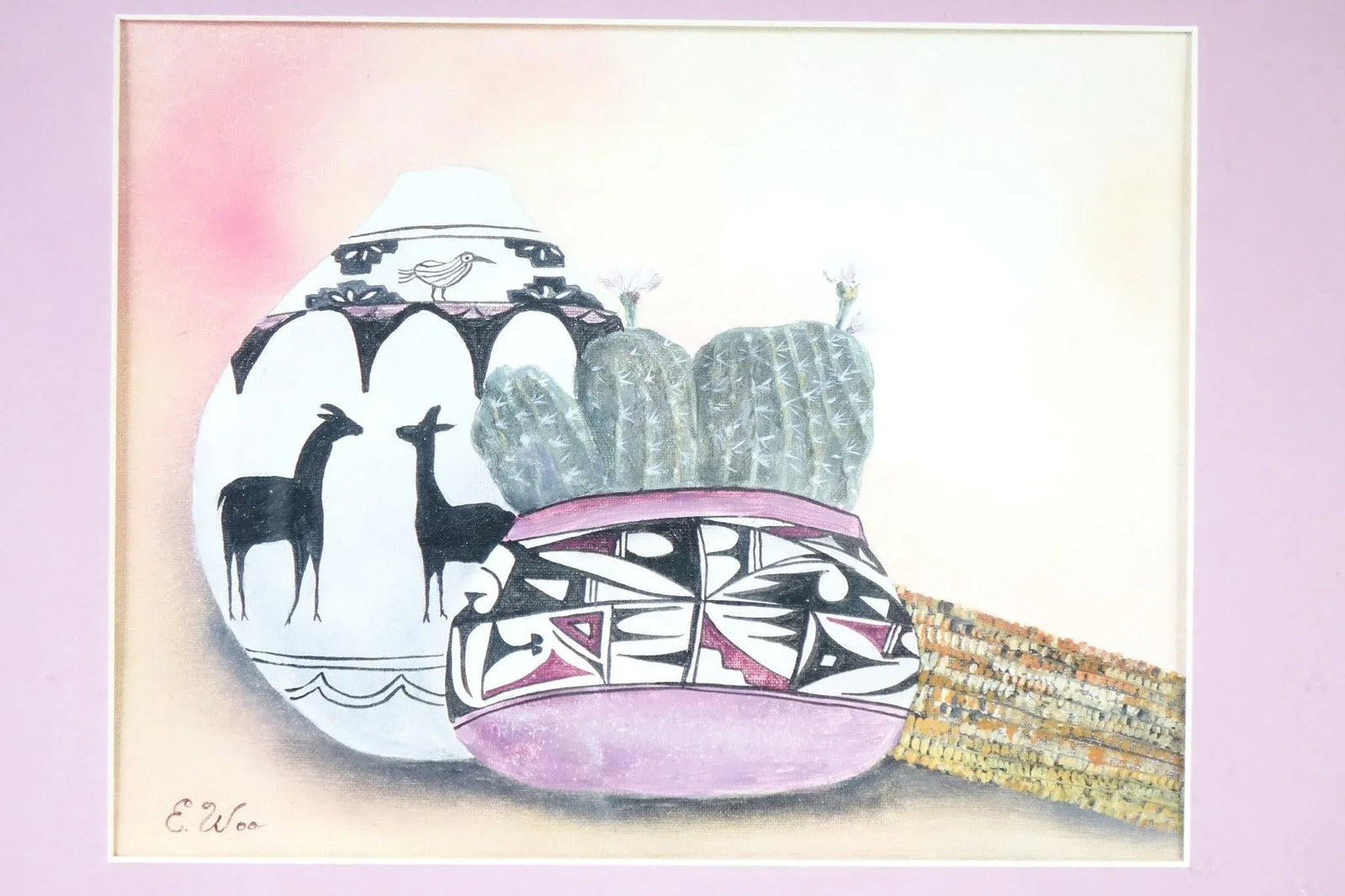 Echoes of the Heritage - South American Still Life Original Acrylic Painting Signed - 4