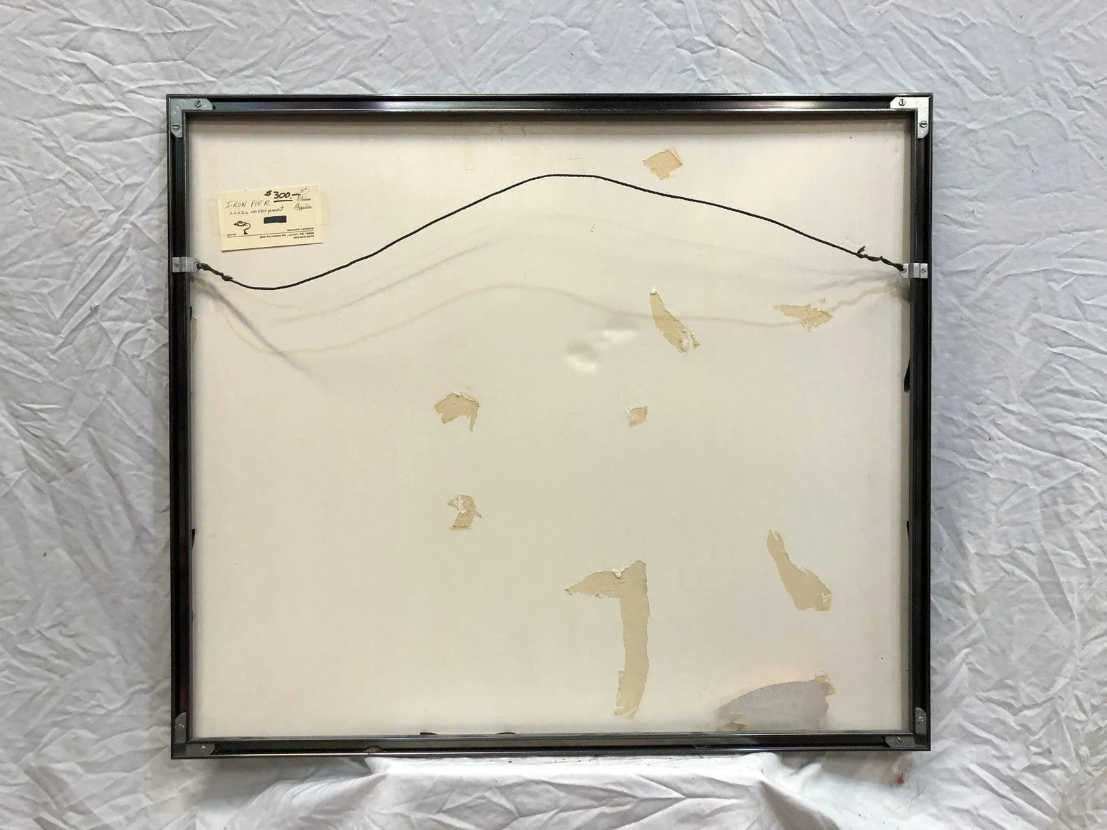 Iron Pier - Lithograph Signed by Elaine Ippolito 1987, Framed - 4