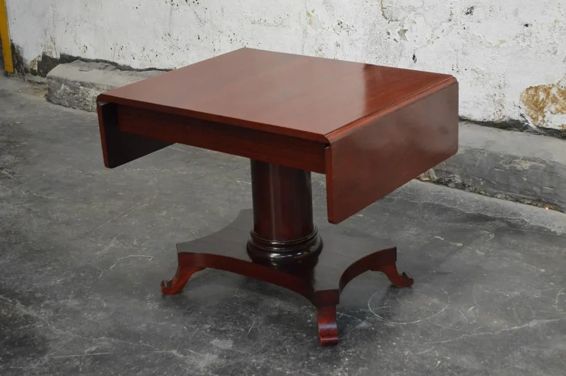 Swedish Karl Johan (Biedermeier), Drop-Leaf Center Table - 2