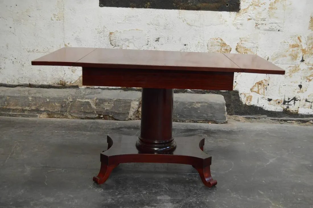 Swedish Karl Johan (Biedermeier), Drop-Leaf Center Table - 4