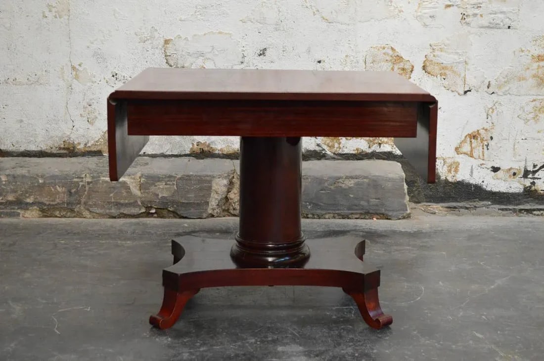Swedish Karl Johan (Biedermeier), Drop-Leaf Center Table - 6