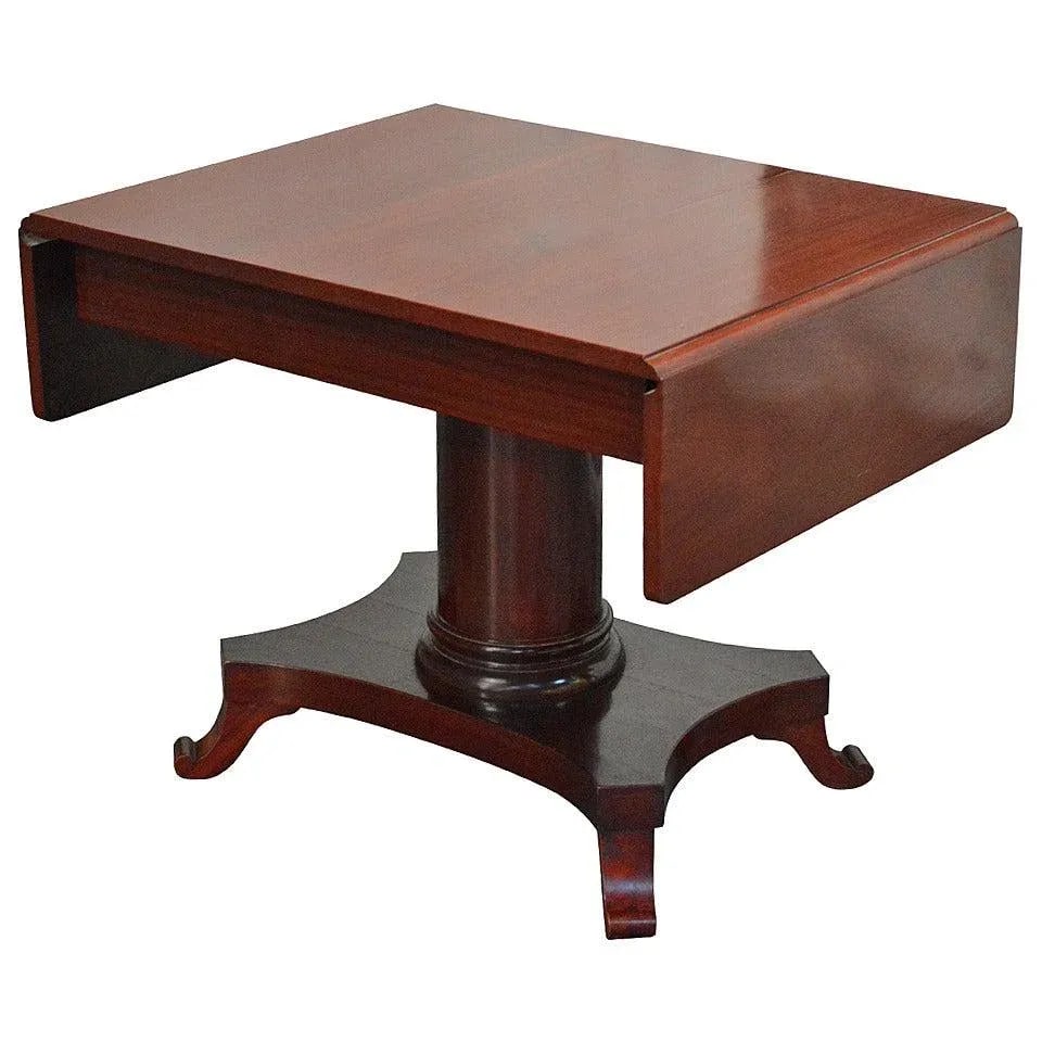 Swedish Karl Johan (Biedermeier), Drop-Leaf Center Table - 7
