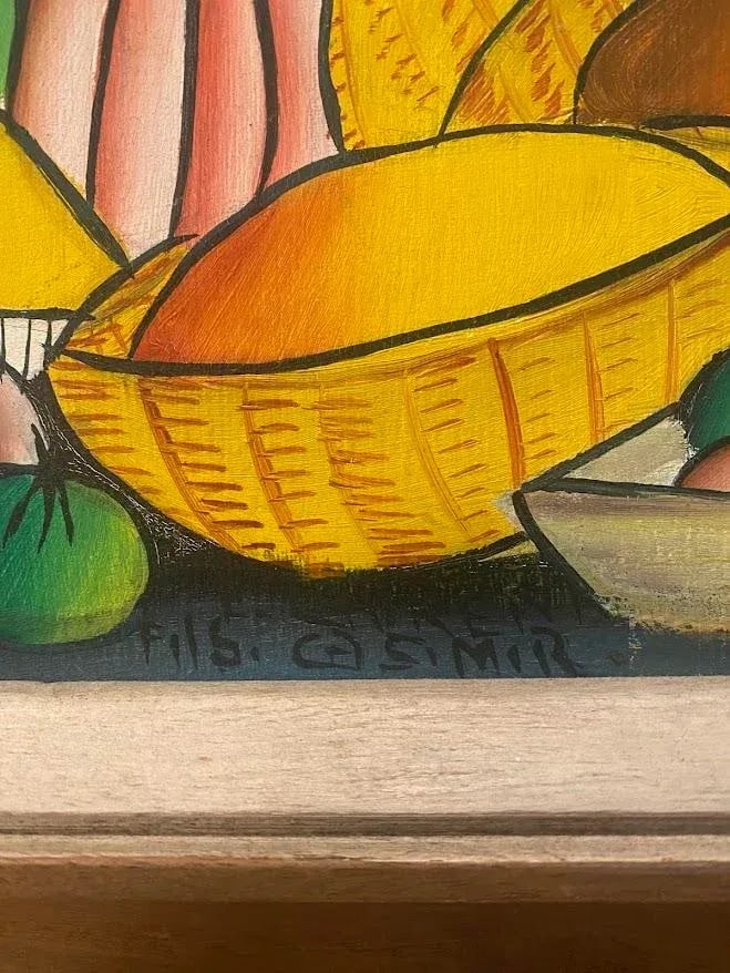 Mid 20th Century Haitian Oil Painting, Framed - 4