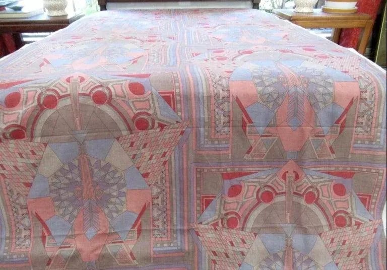 1950s Frank Lloyd Wright for Schumacher Imperial Tokyo Textile- 3 Yards - 3