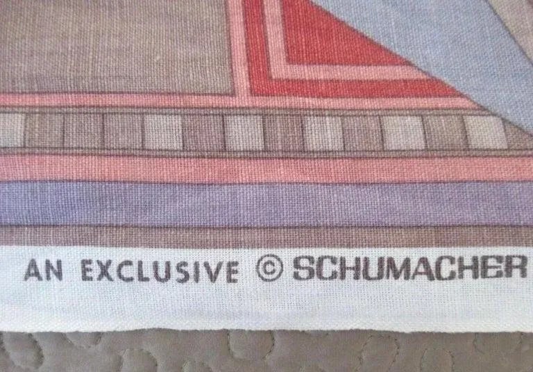 1950s Frank Lloyd Wright for Schumacher Imperial Tokyo Textile- 3 Yards - 4