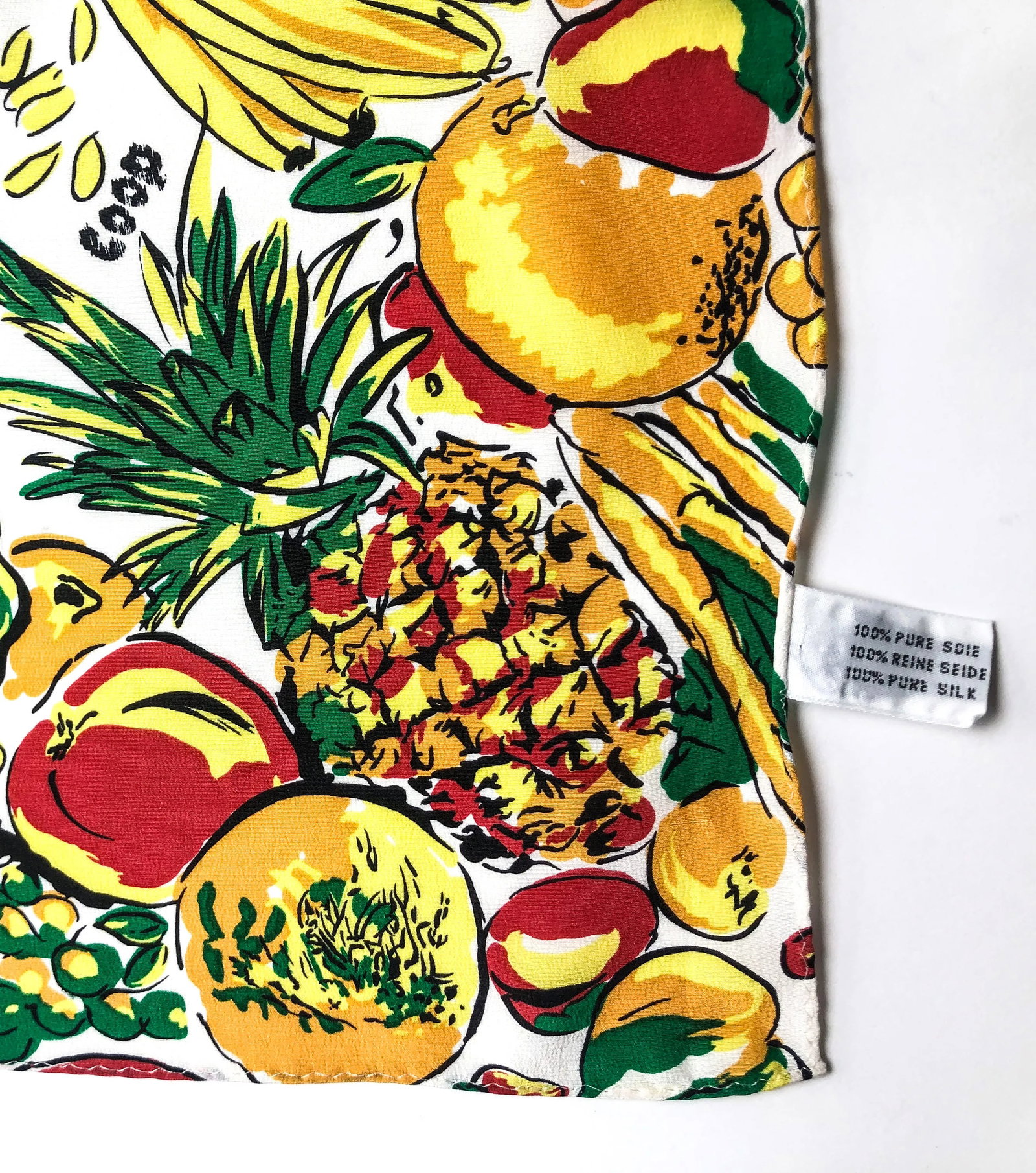 Pure Silk Coop Vintage Scarf With Wall Hanging Scarf Holder - 10