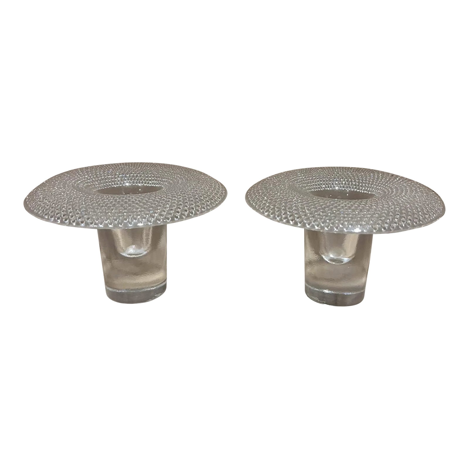 1960s Tapio Wirkkala for Rosenthal Glass Candleholder Set (1 of 9)