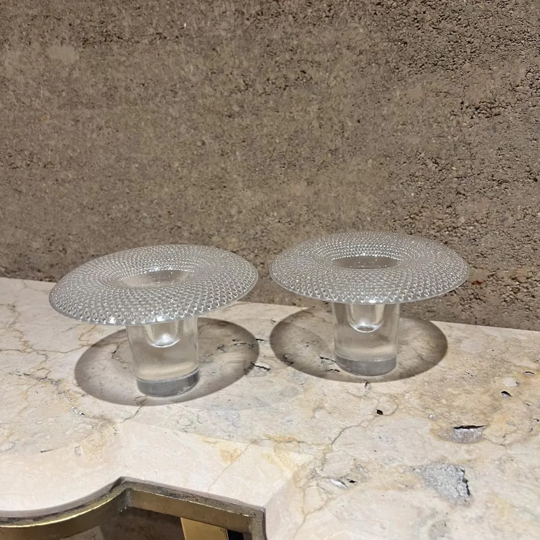 1960s Tapio Wirkkala for Rosenthal Glass Candleholder Set - 2