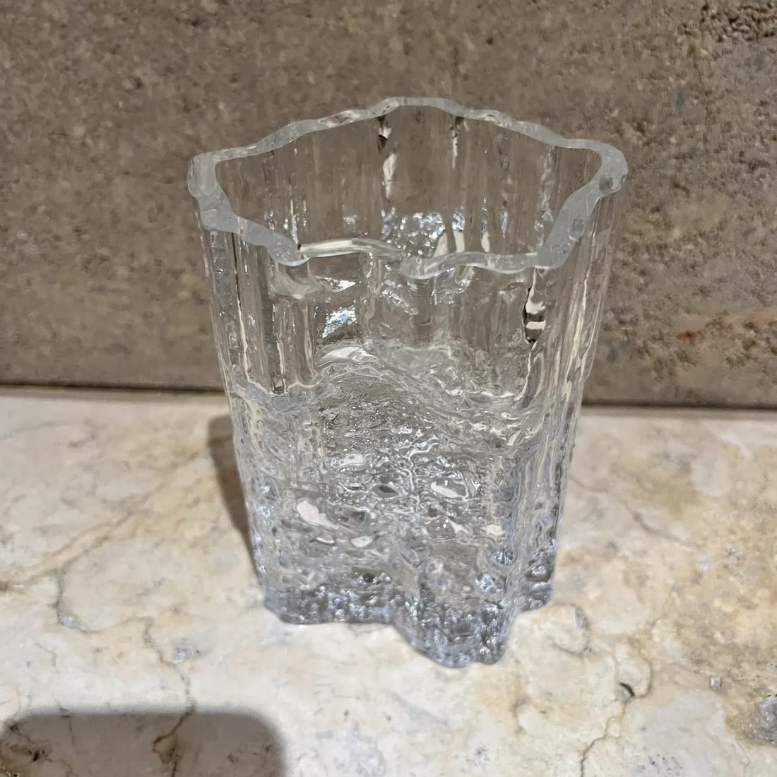 1970s Tapio Wirkkala Modernist Iittala Vase Art Glass Finland - 2