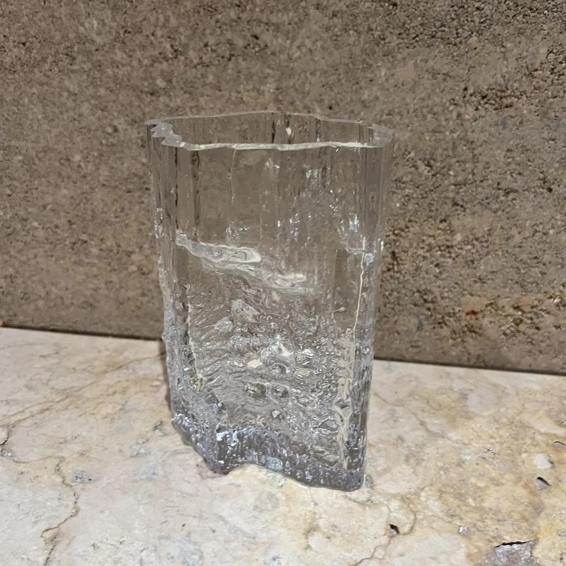 1970s Tapio Wirkkala Modernist Iittala Vase Art Glass Finland - 3