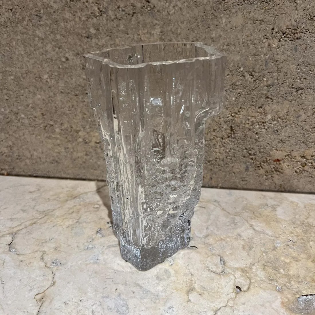 1970s Tapio Wirkkala Modernist Iittala Vase Art Glass Finland - 4
