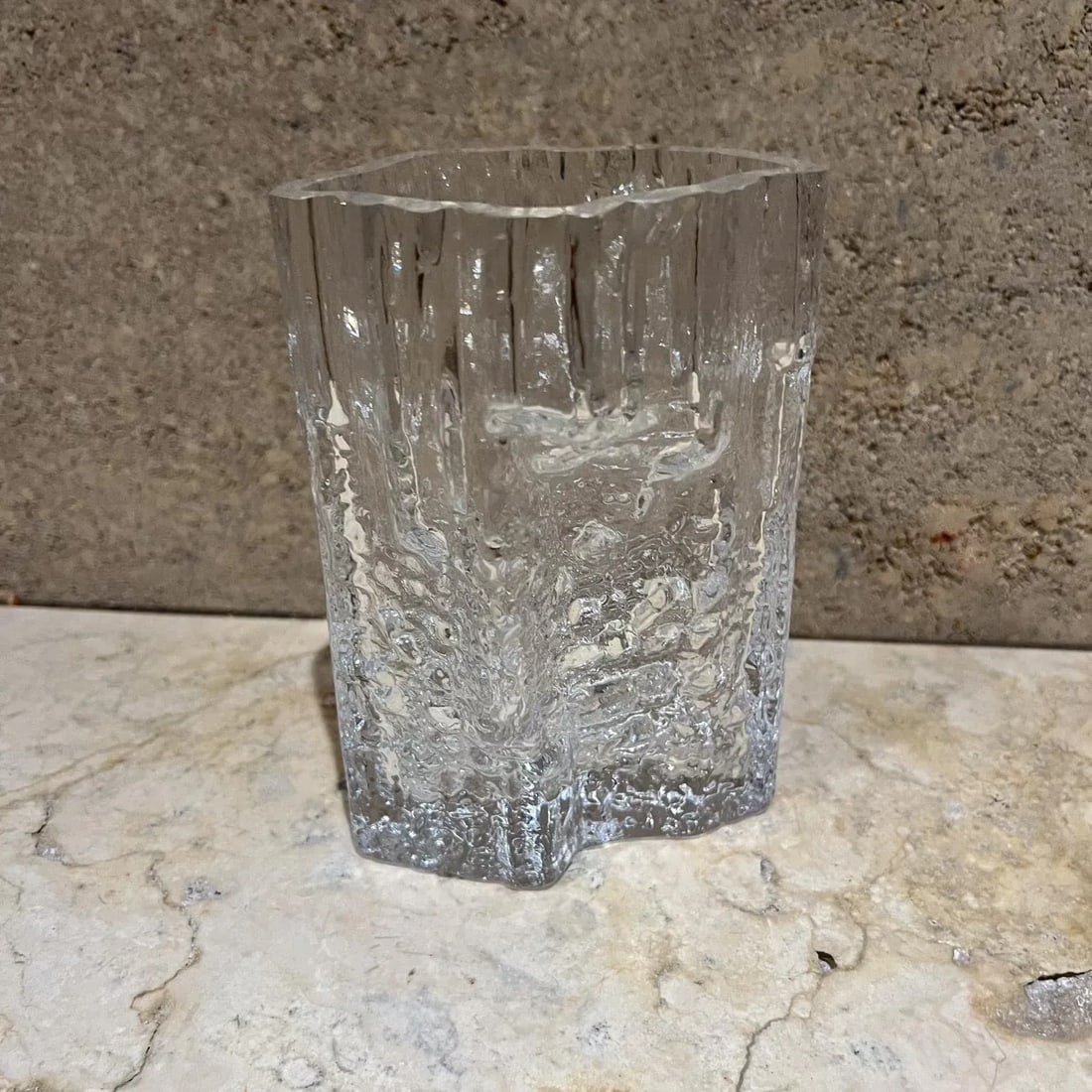 1970s Tapio Wirkkala Modernist Iittala Vase Art Glass Finland - 6