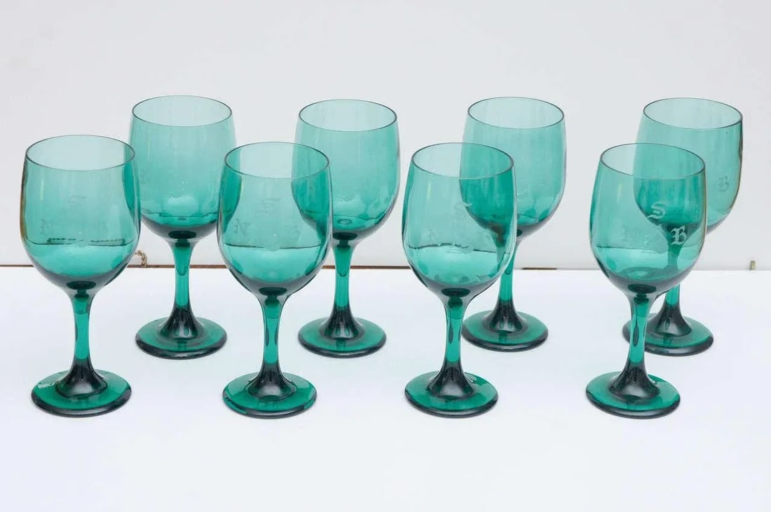 Mid-Century Bristol Wine Glasses - Set of 8 - 2
