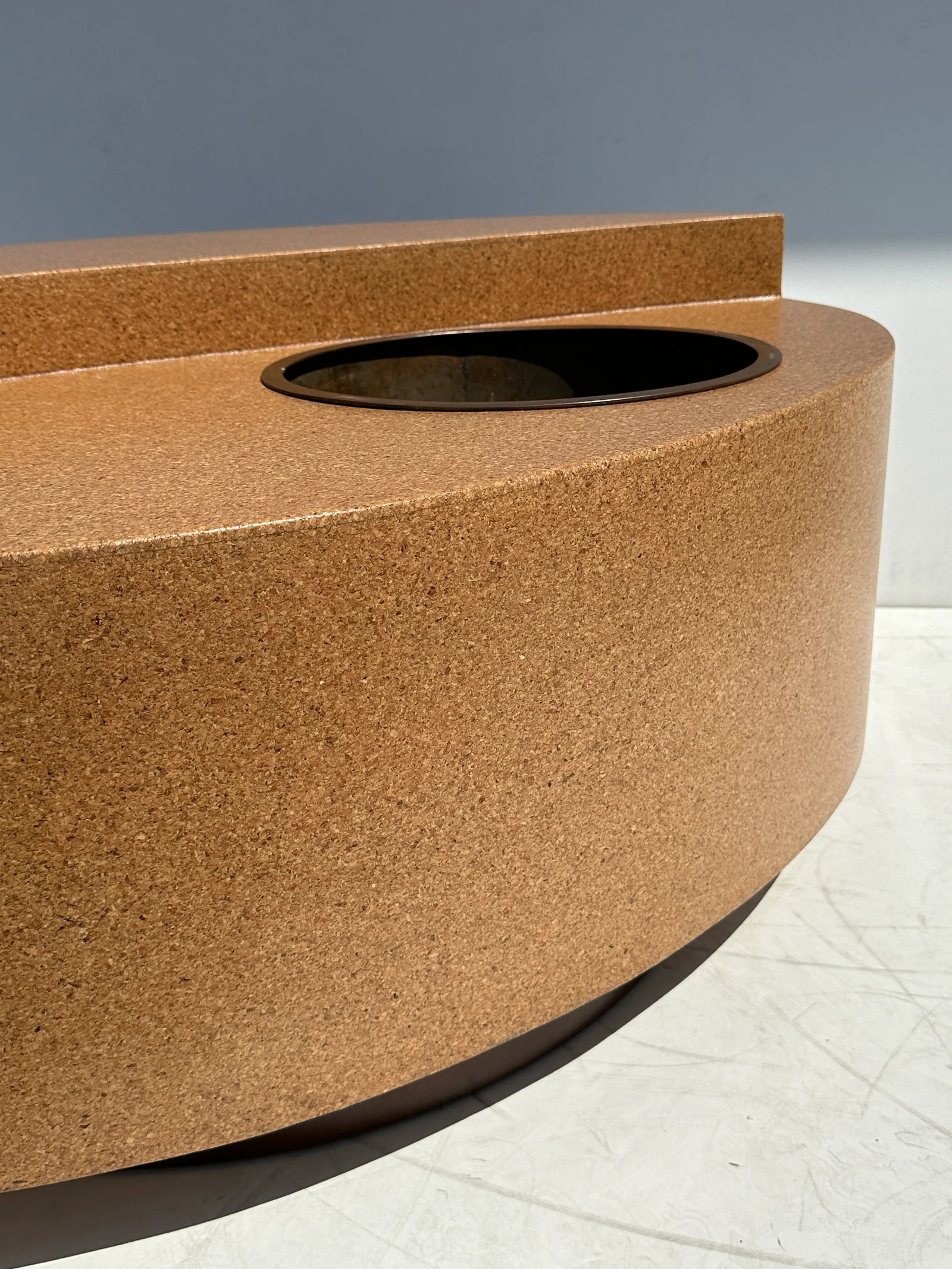 1980s Cork Coffee Table With Beverage Cooler - 10
