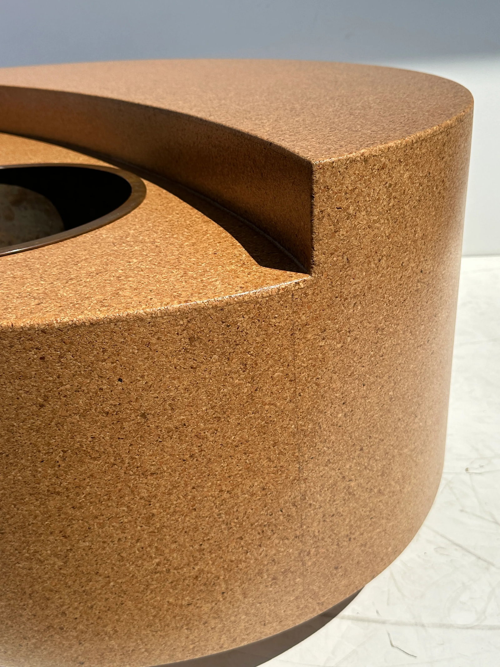 1980s Cork Coffee Table With Beverage Cooler - 12