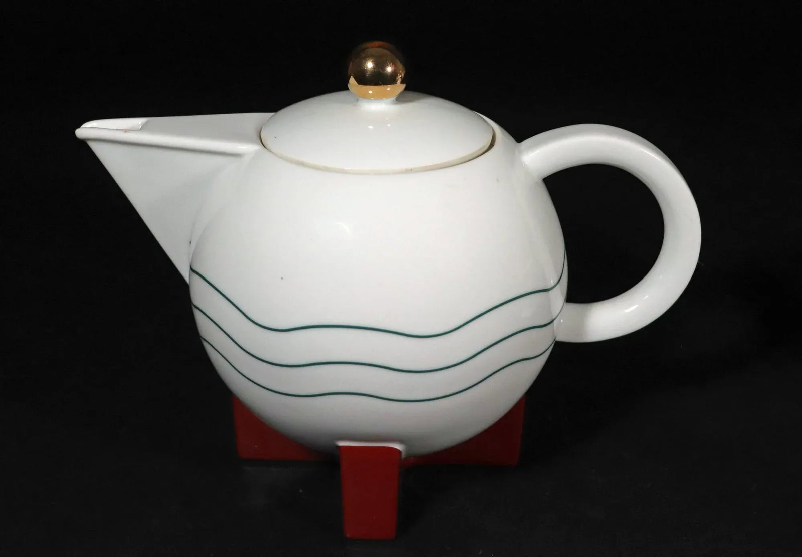 Michael Graves Little Dripper Porcelain Filter Drip Coffeemaker Manufactured by Swid Powell, Dated 1 - 2