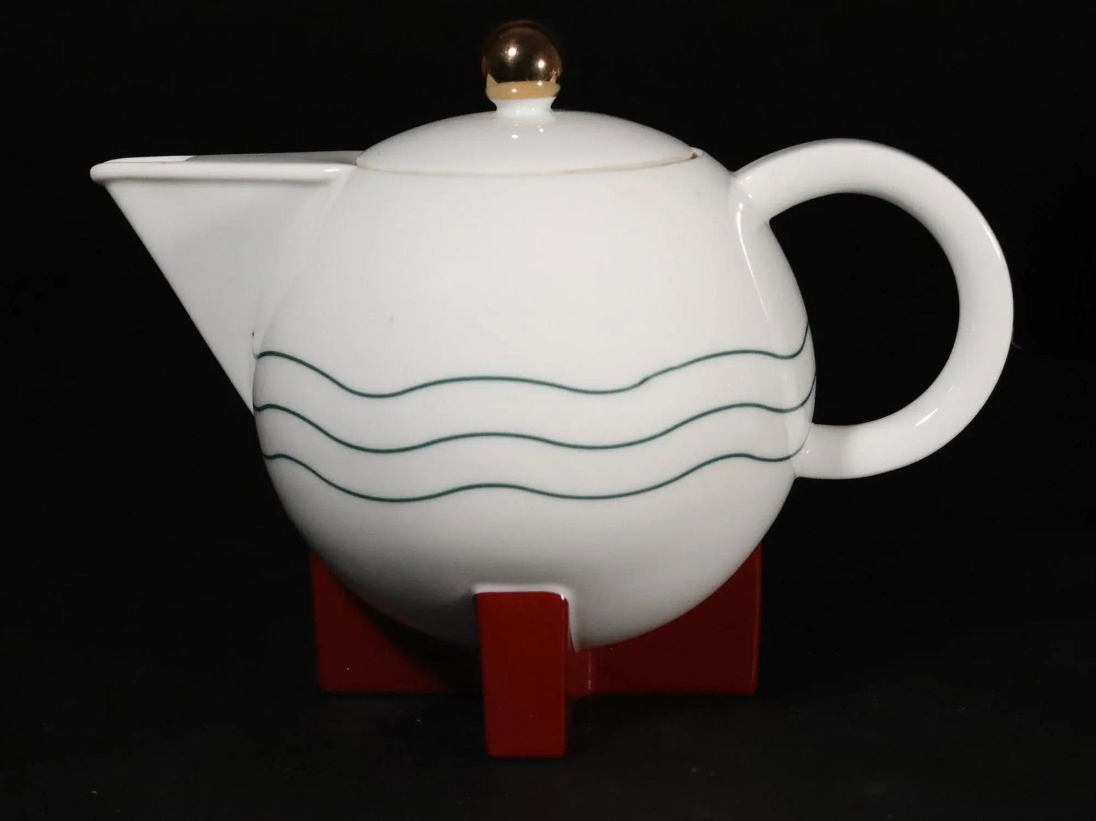 Michael Graves Little Dripper Porcelain Filter Drip Coffeemaker Manufactured by Swid Powell, Dated 1 - 4
