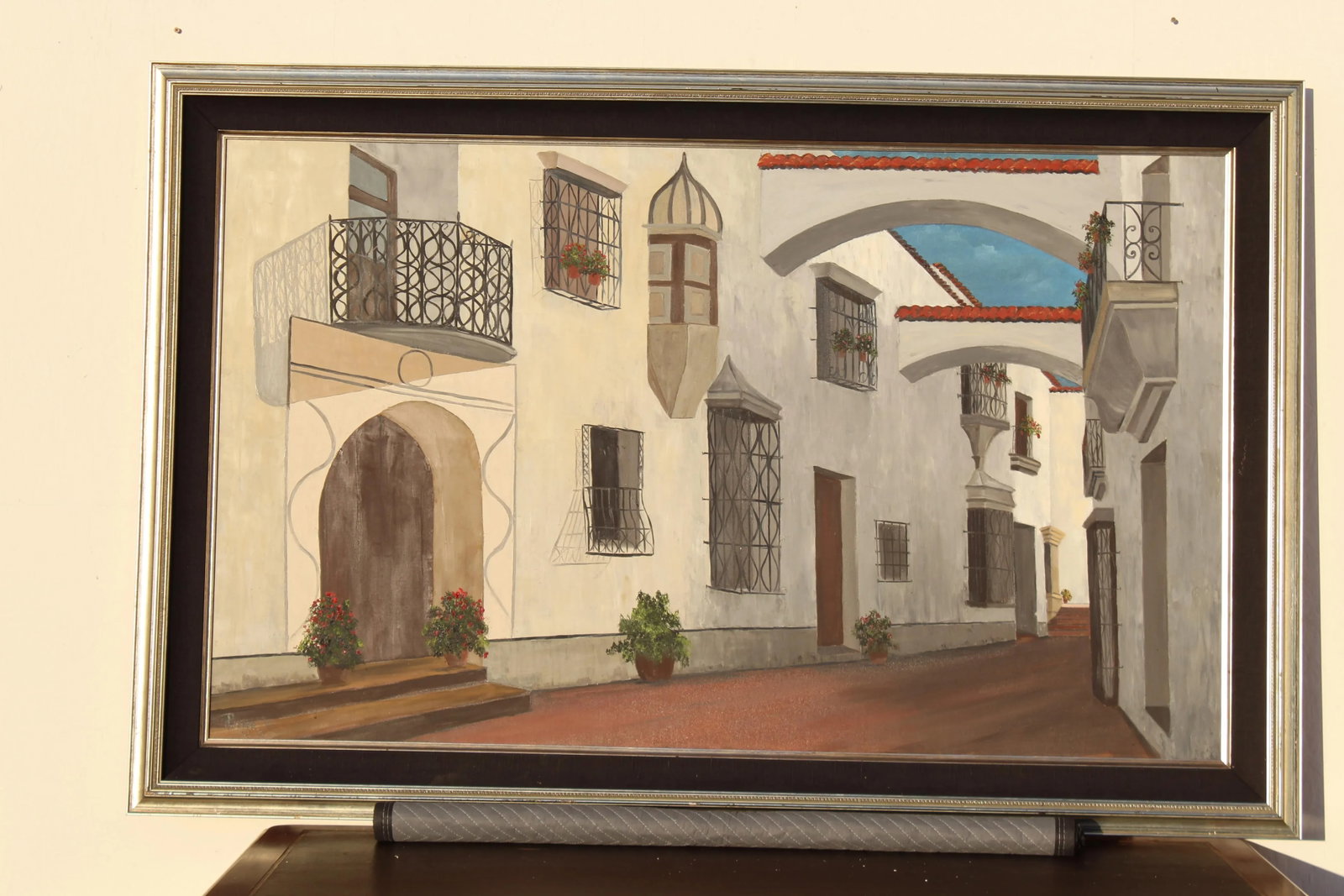 Mediterranean Cityscape Original Painting - 12