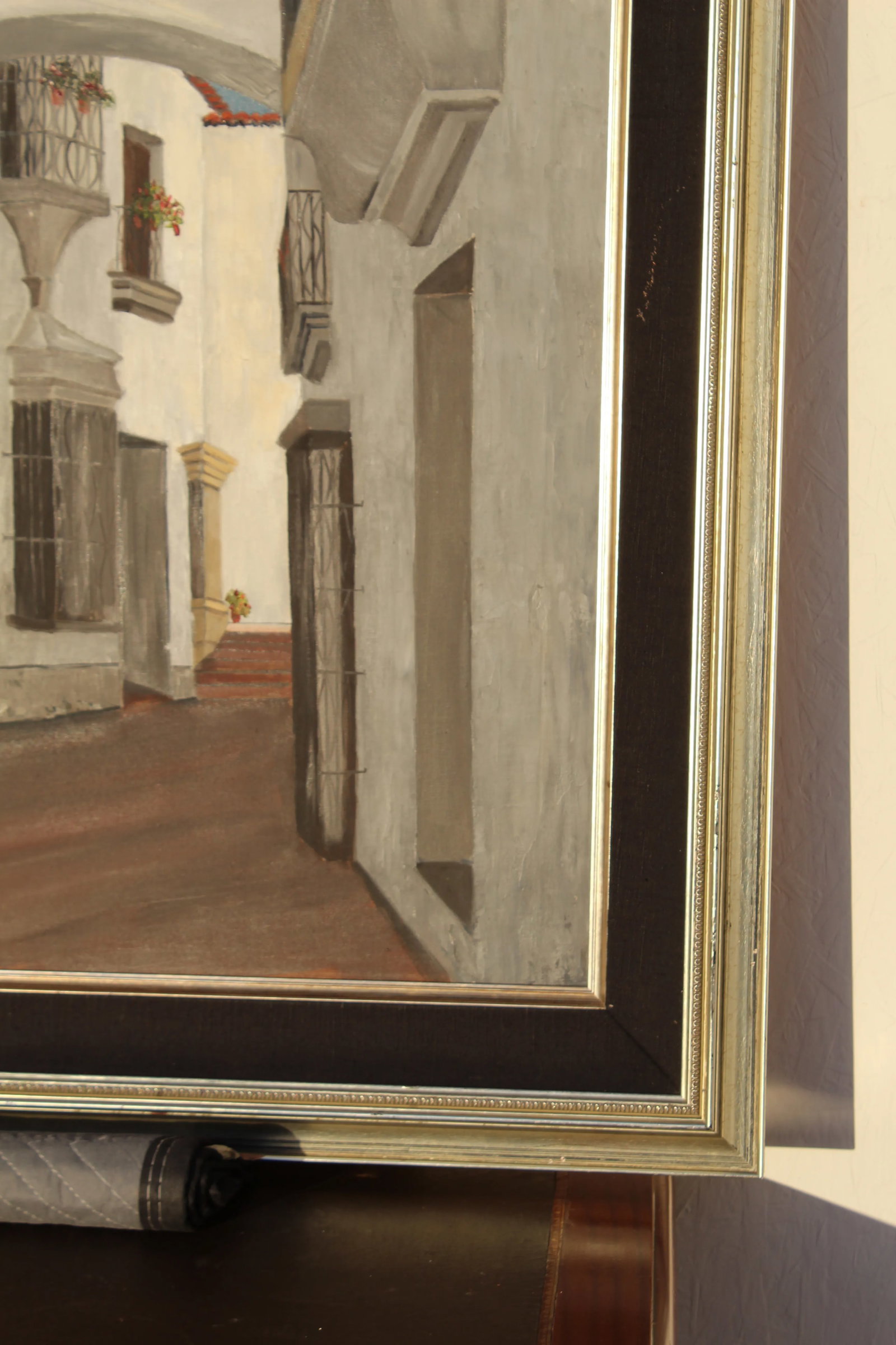 Mediterranean Cityscape Original Painting - 9