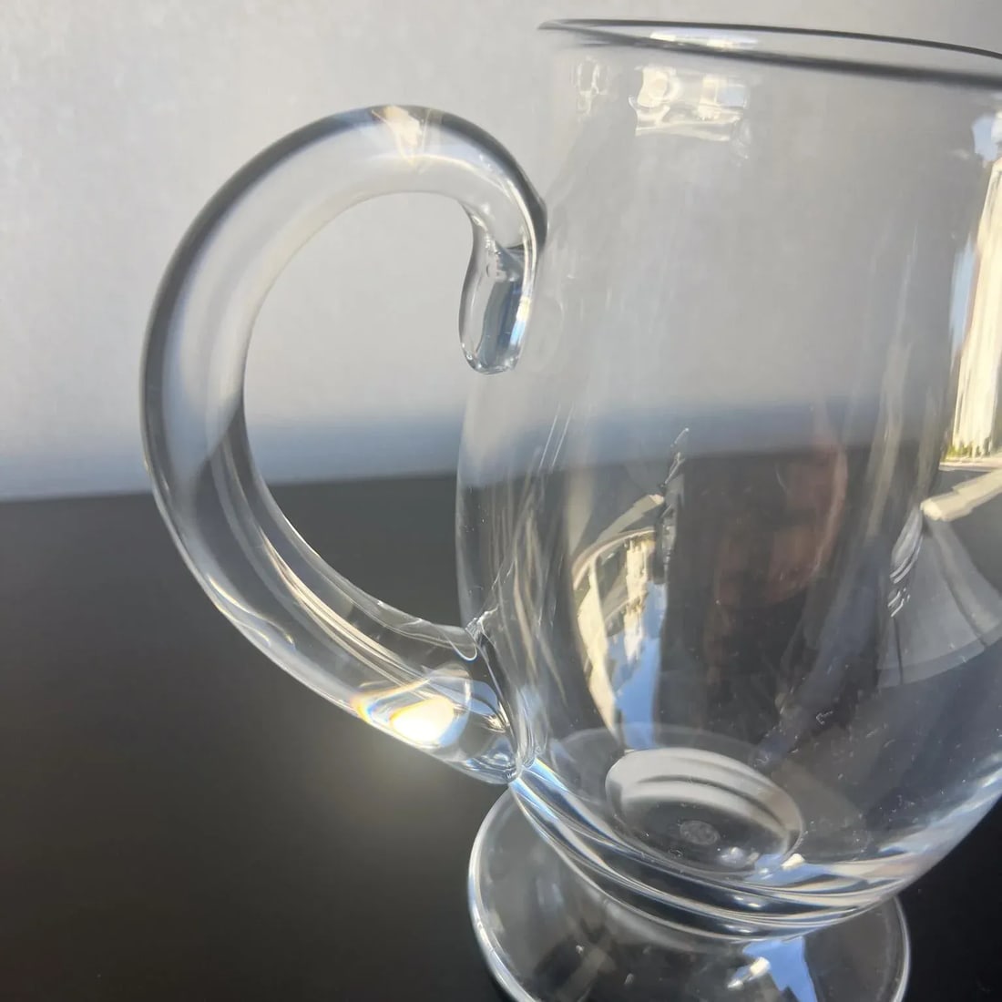 1960s French Baccarat Crystal Water Pitcher France - 2