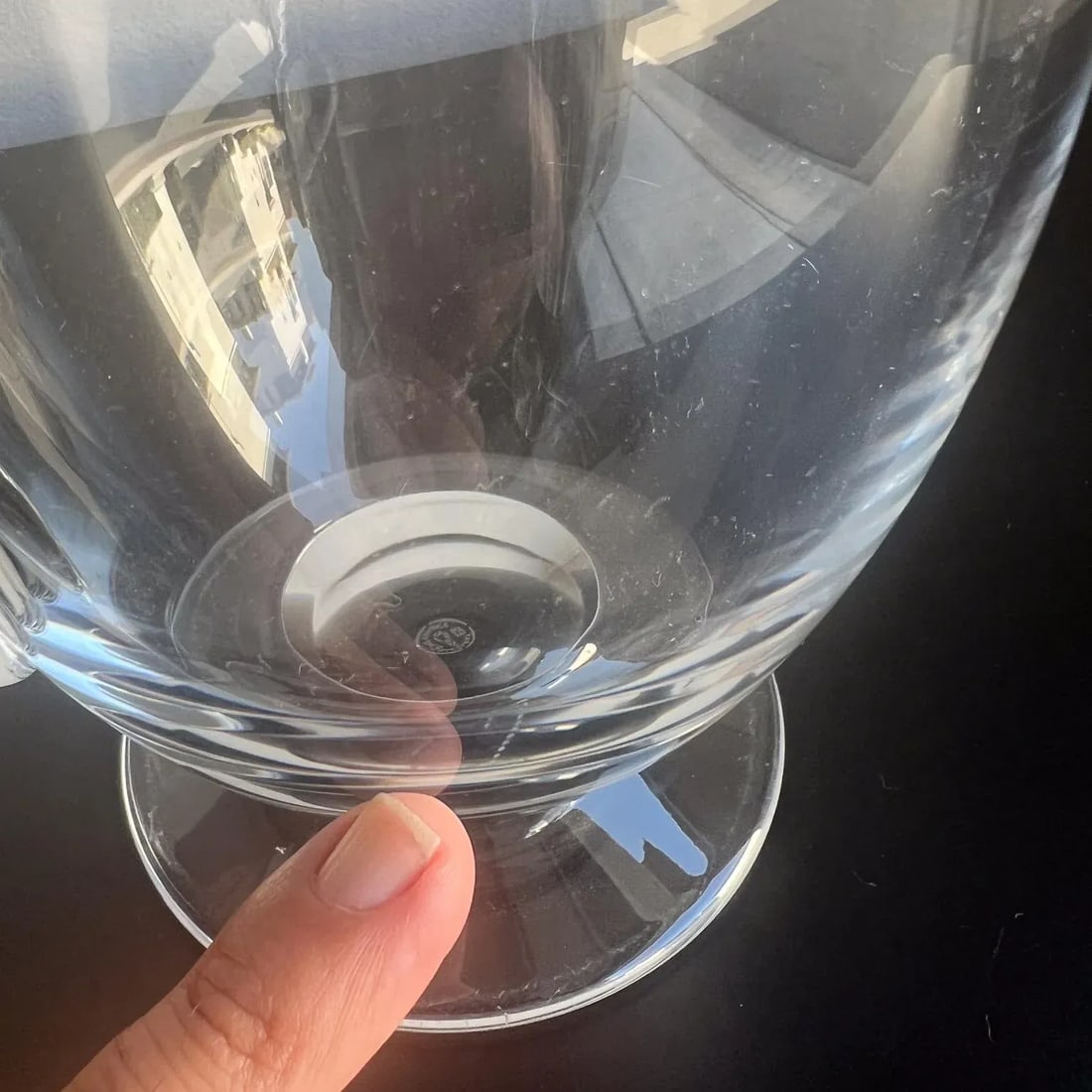 1960s French Baccarat Crystal Water Pitcher France - 7