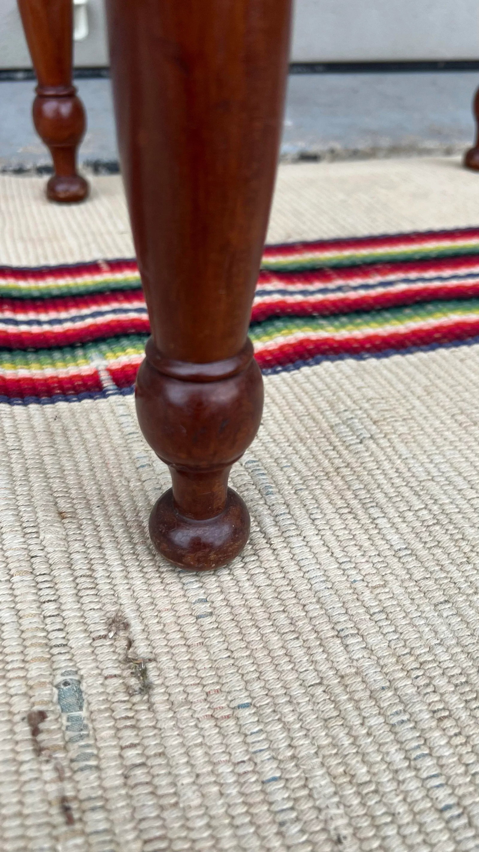 A Antique Sheraton Cherry One Drawer Stand/Sidetable, Pennsylvania Circa 1820 - 9