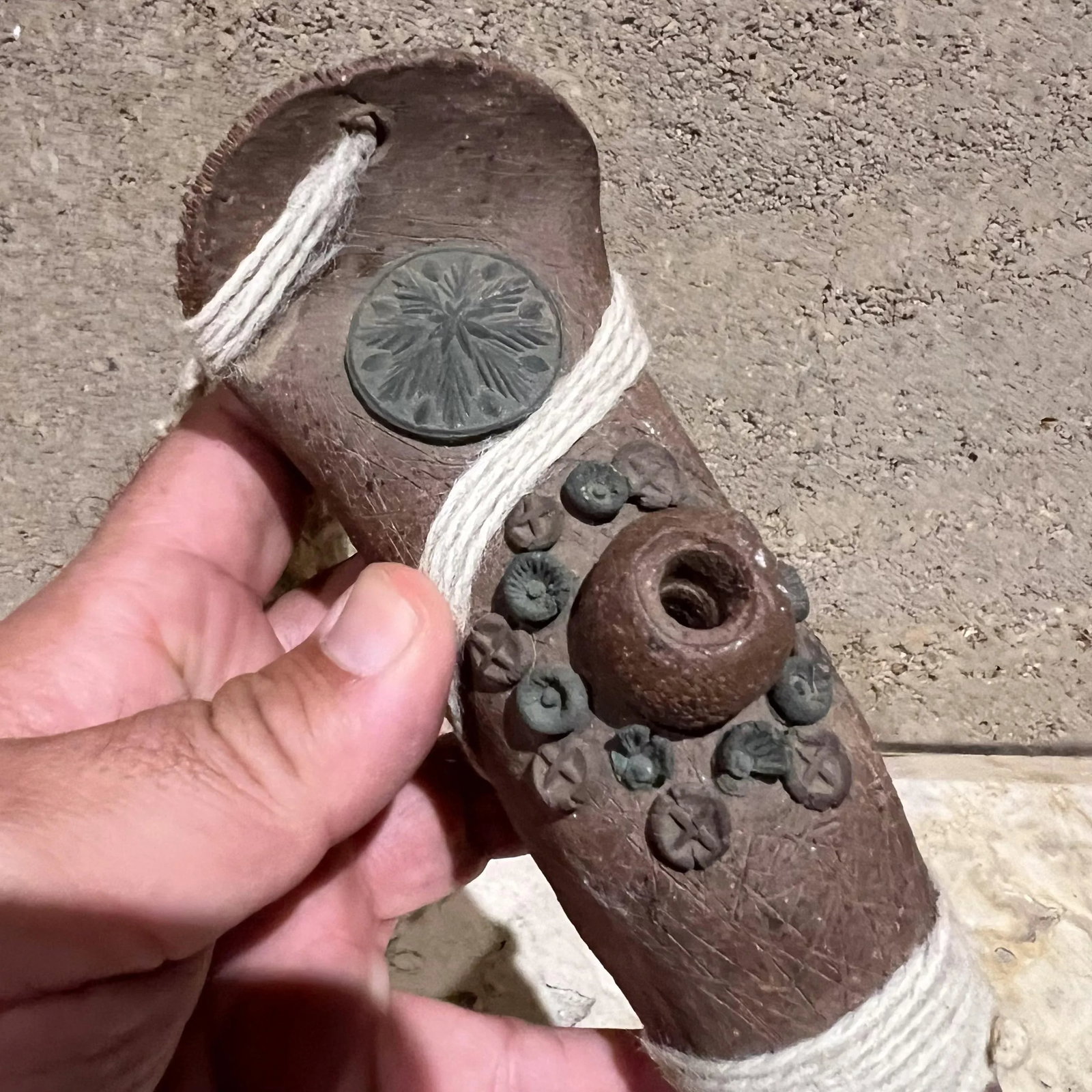 1970s Art Pottery Ceramic Pipe Abstract Flute Sculpture - 3