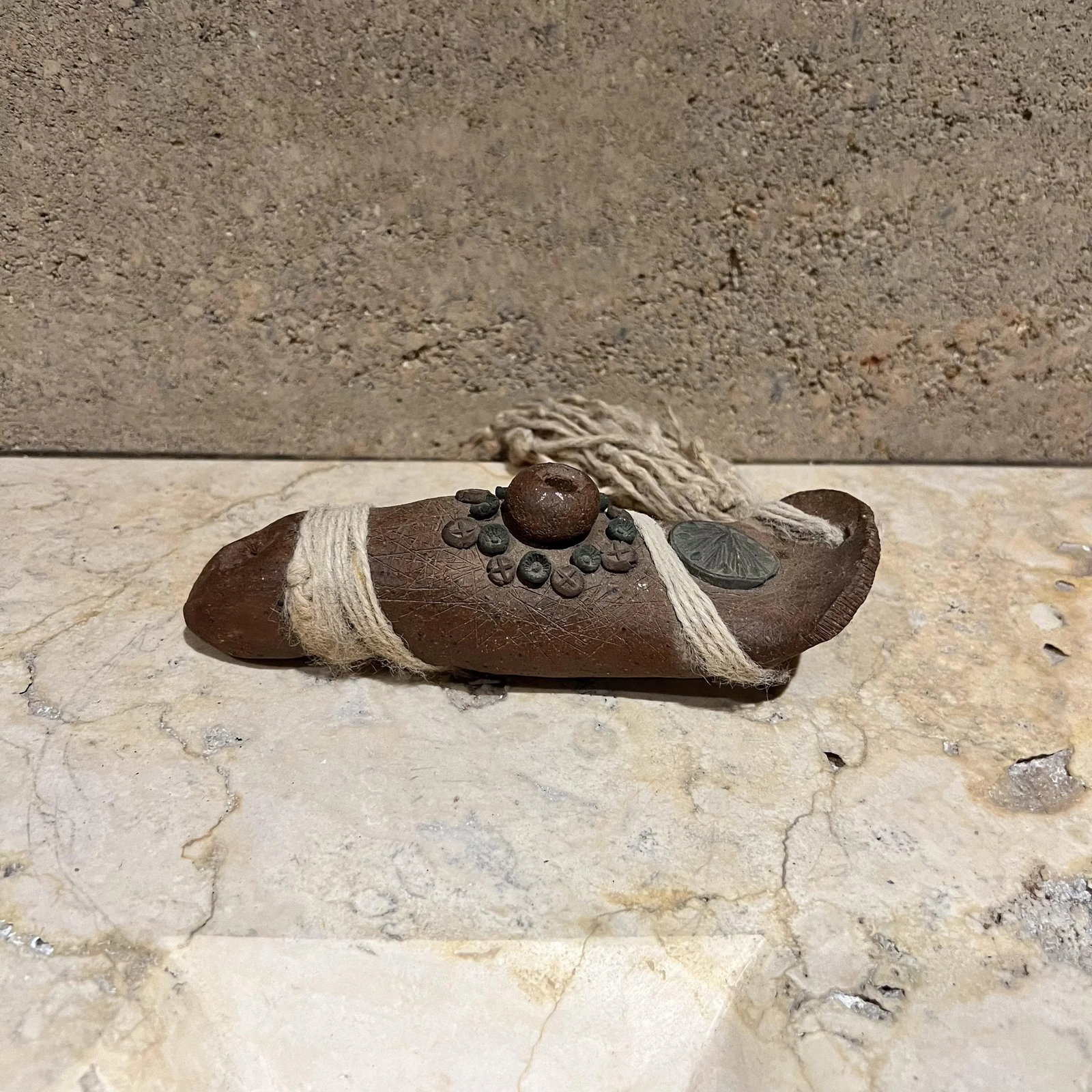 1970s Art Pottery Ceramic Pipe Abstract Flute Sculpture - 5