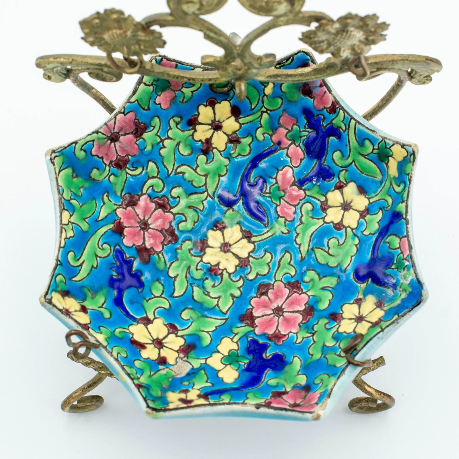 1920s French Longwy Pocket Watch Stand - 10