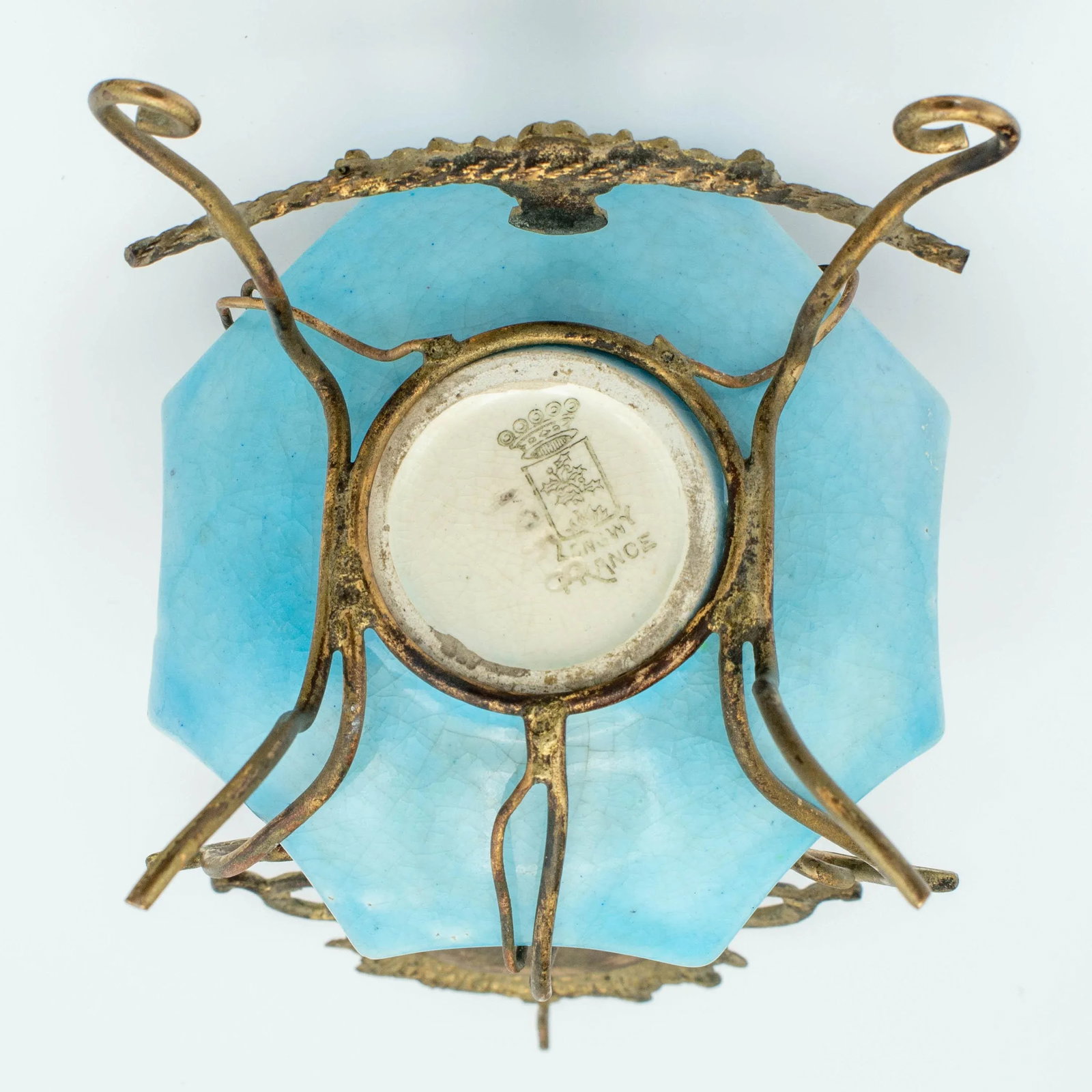 1920s French Longwy Pocket Watch Stand - 11