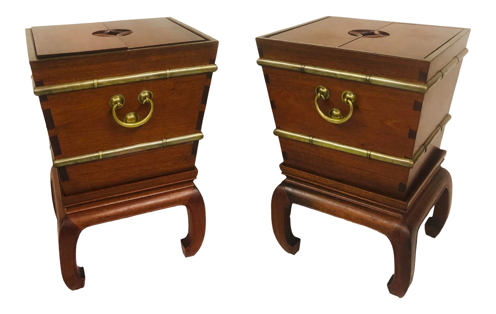 George Zee Furniture Beverage Coolers/Tables - a Pair (1 of 13)