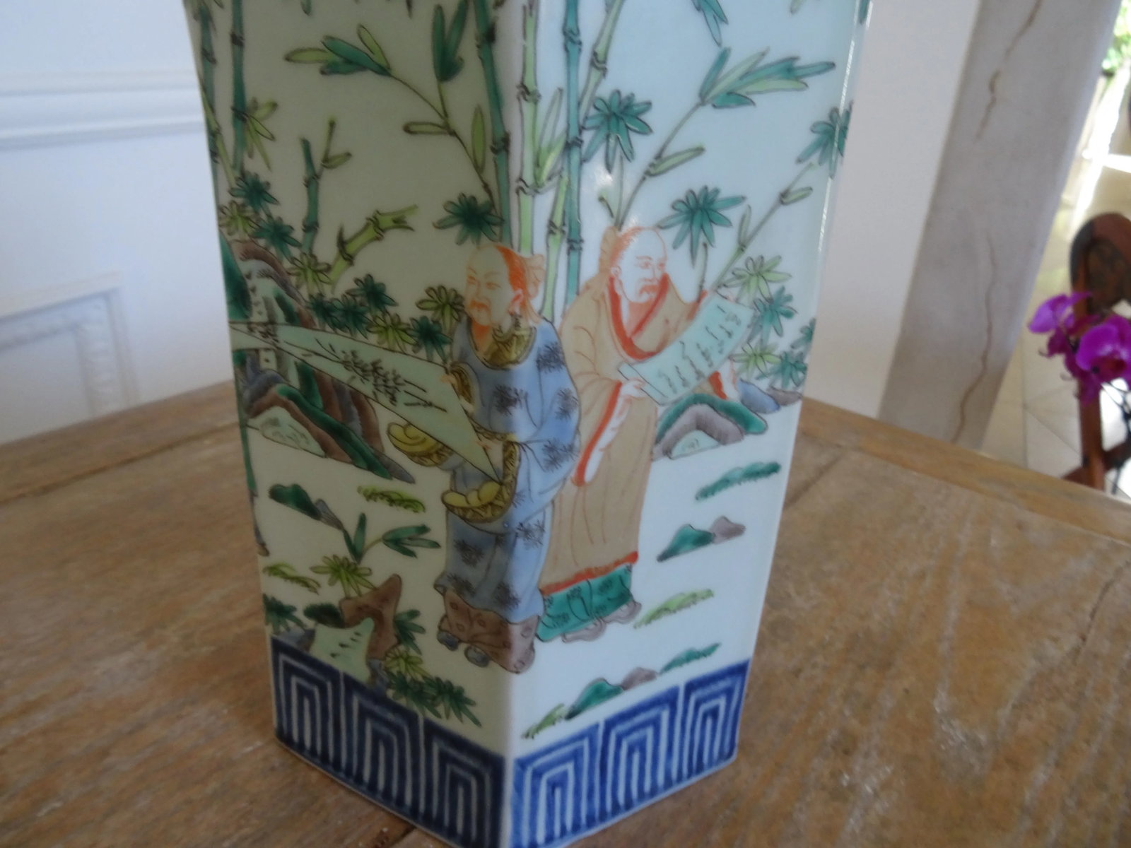 Mid 20th Century Chinese Hexagonal Covered Jar - 5