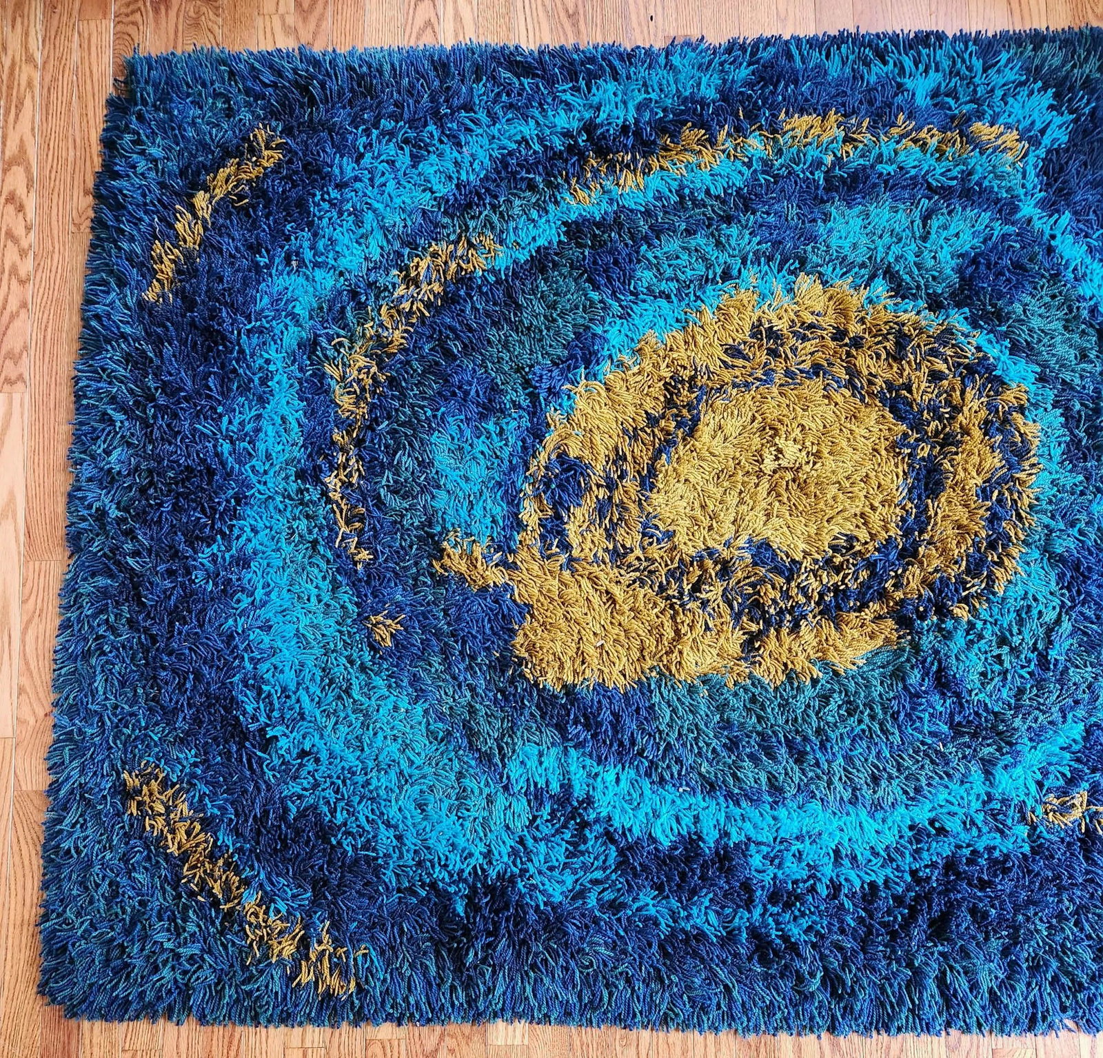 Ege TÃ¦pper Sun Burst Rug, Ege Rya, Late 1960s-Early 1970s - 5