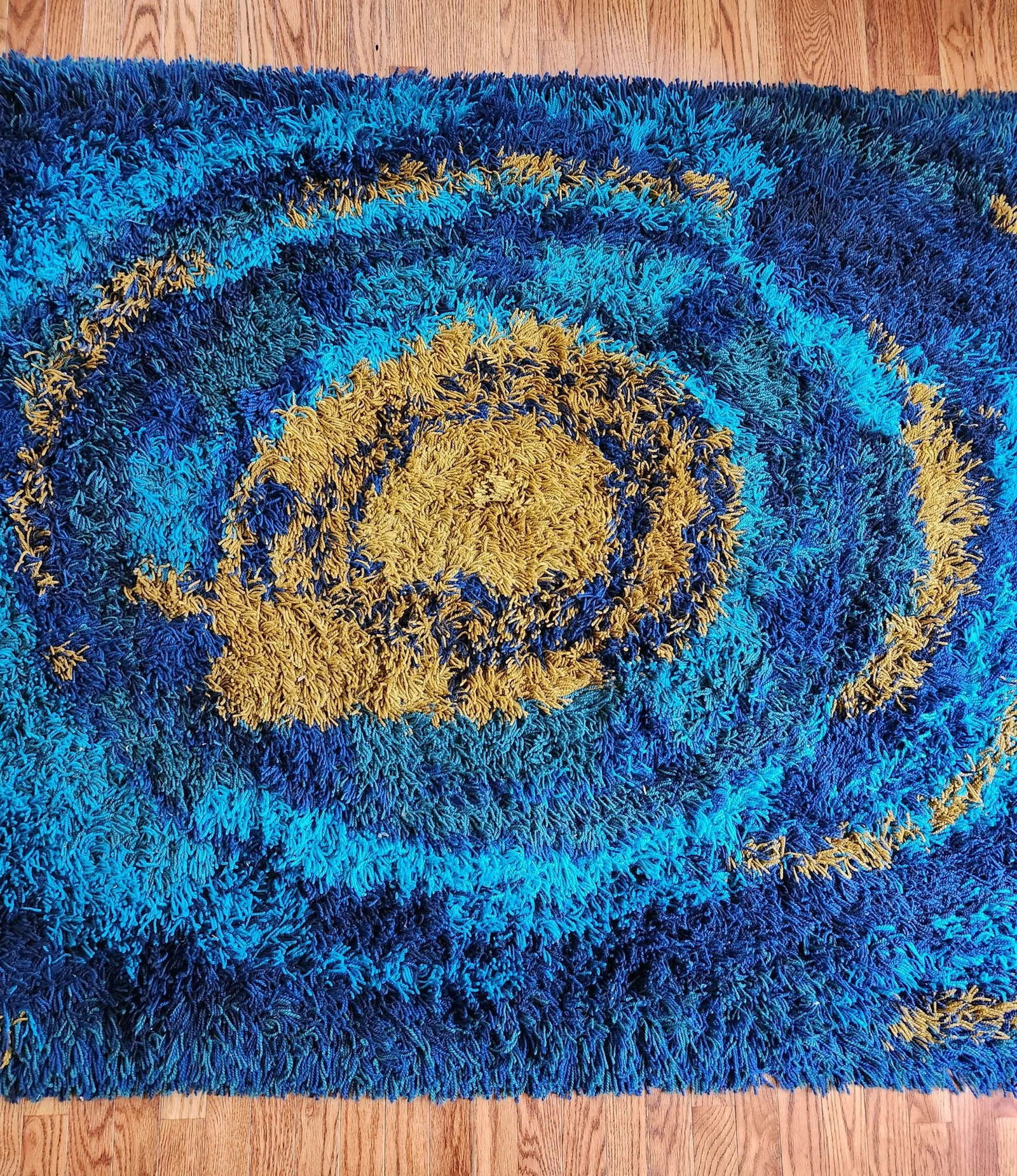 Ege TÃ¦pper Sun Burst Rug, Ege Rya, Late 1960s-Early 1970s - 7