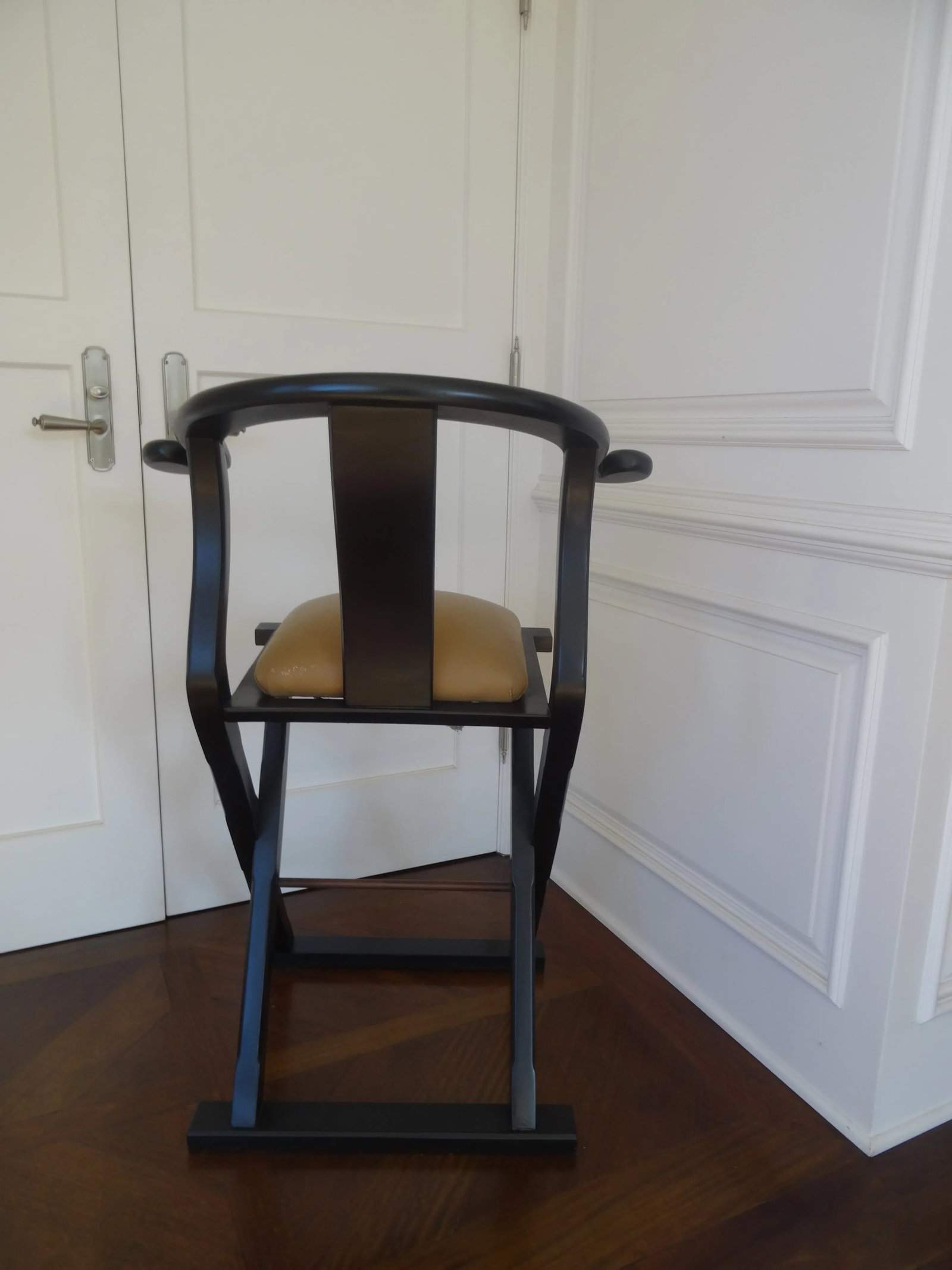 Vintage Asian Inspired Counter or Bar Stool - 3
