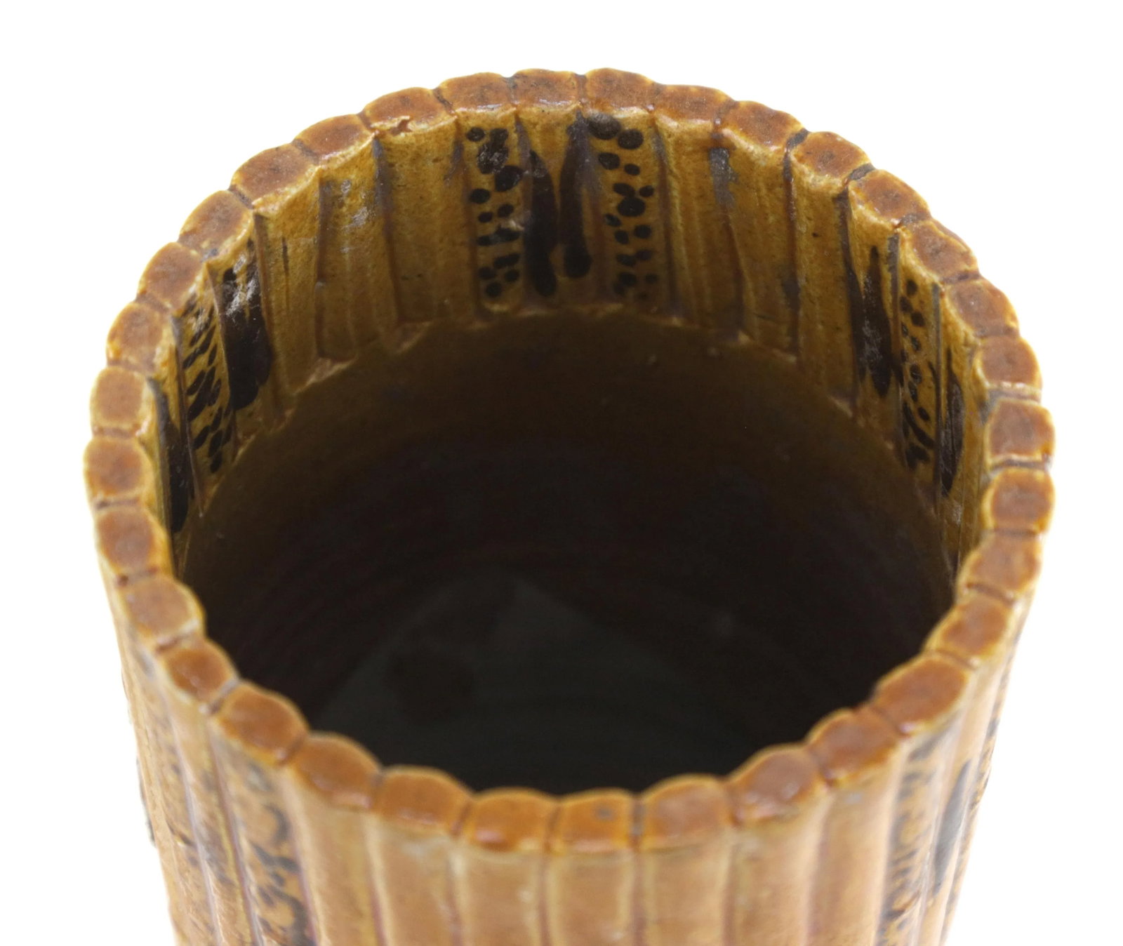 Faux Bamboo Vases in Porcelain. Chinese, Late 19th Century - 6