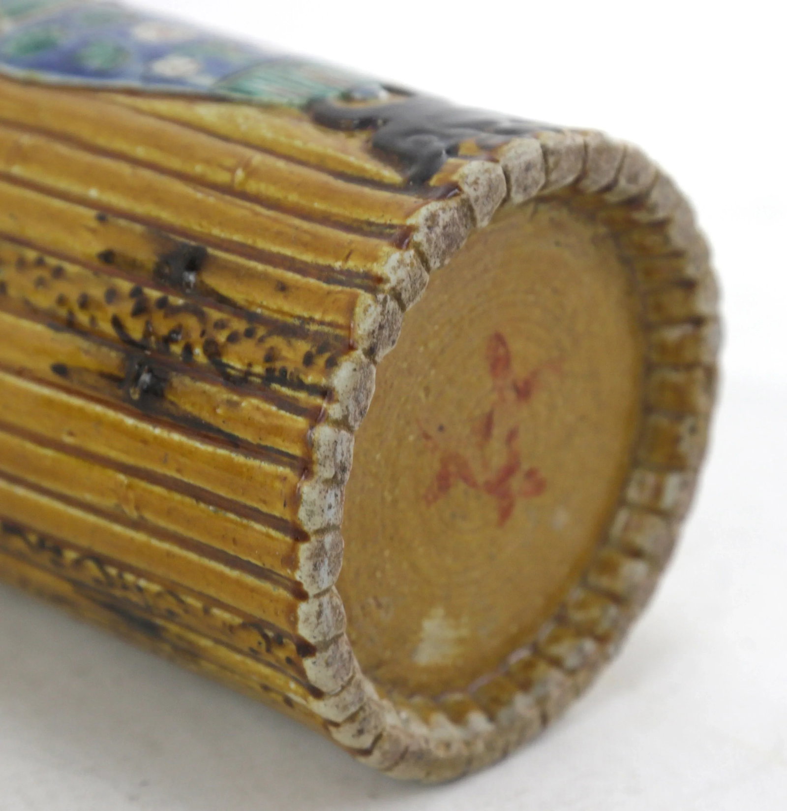Faux Bamboo Vases in Porcelain. Chinese, Late 19th Century - 8