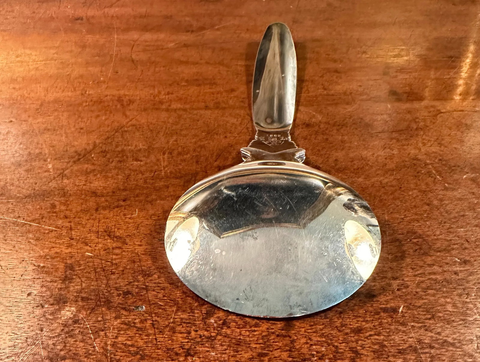 Mid 20th Century Jensen Style Serving Spoons- a Pair - 5