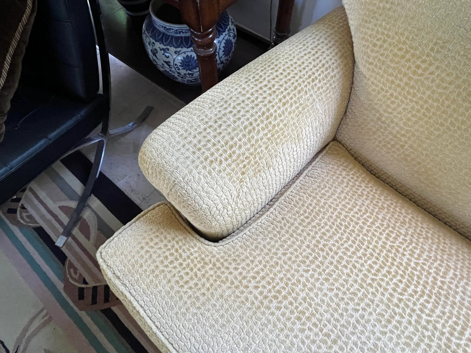 Custom Oversized Club Chair With Matching Ottoman - 10