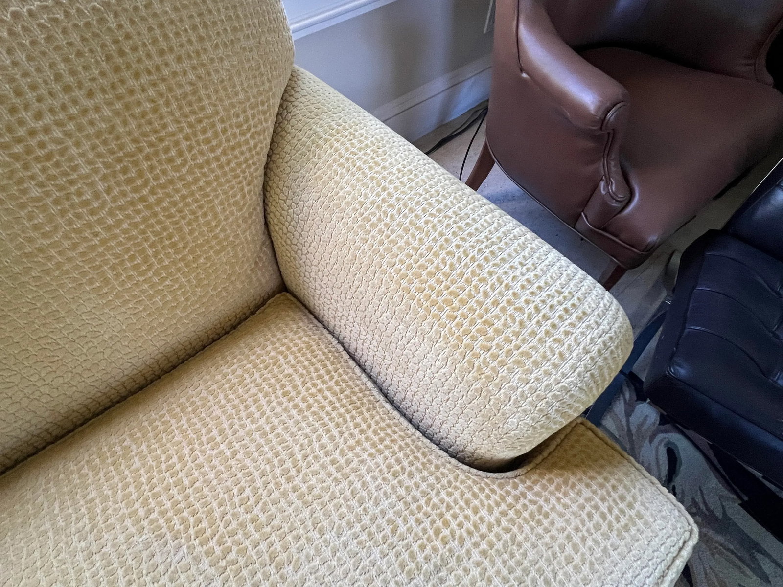 Custom Oversized Club Chair With Matching Ottoman - 11