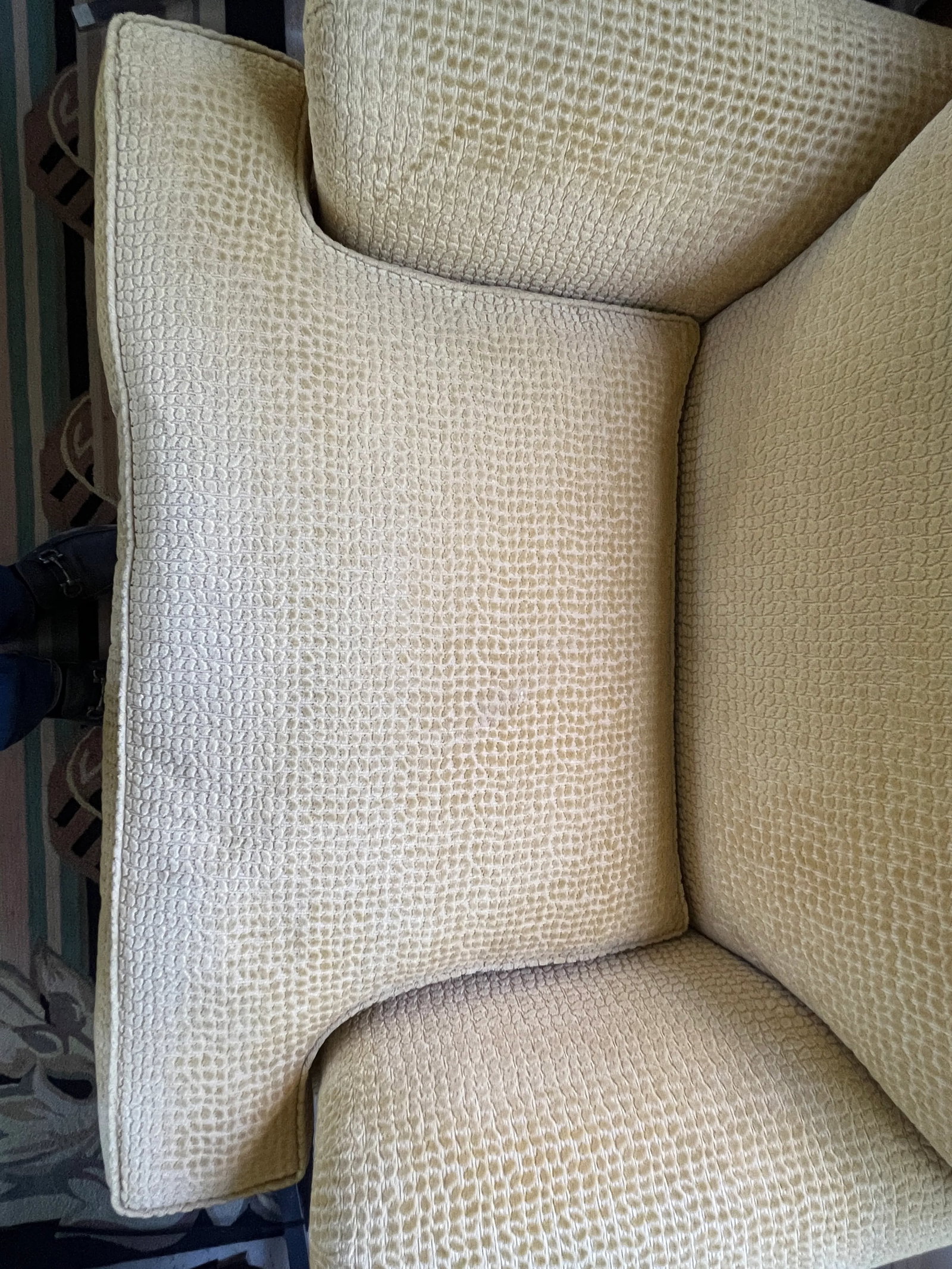 Custom Oversized Club Chair With Matching Ottoman - 12