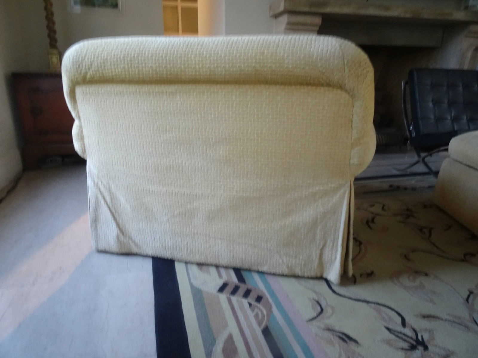 Custom Oversized Club Chair With Matching Ottoman - 6