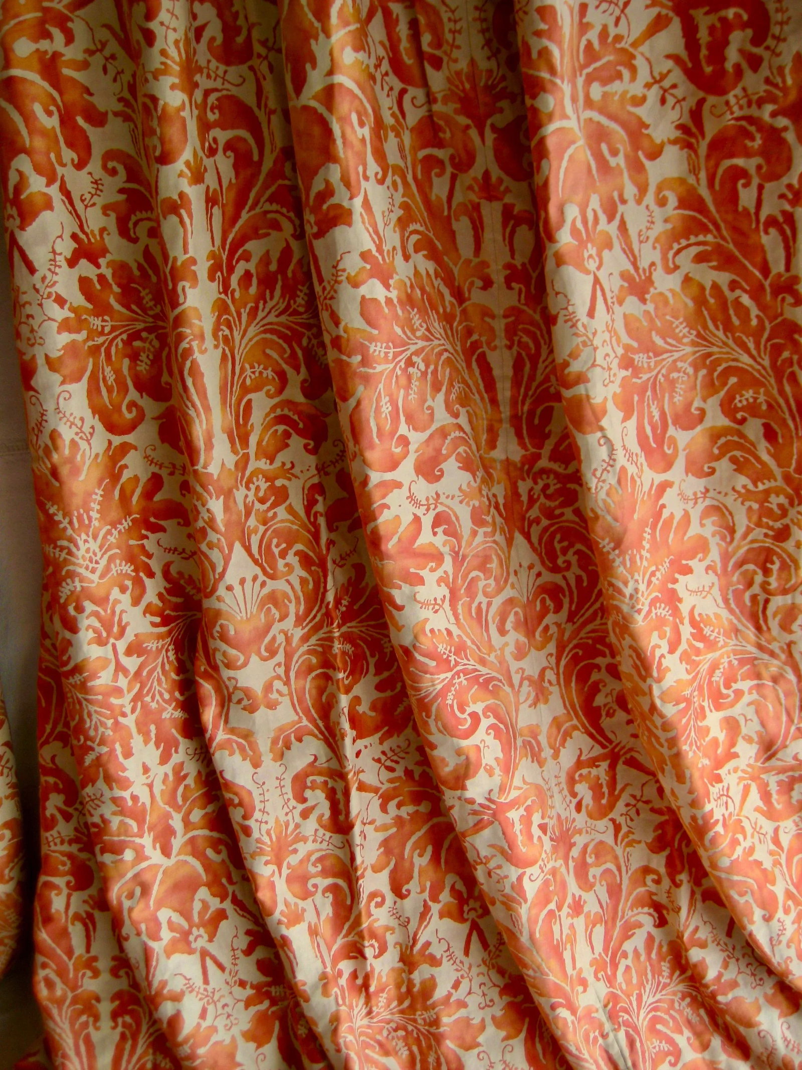 1940s Fortuny Lucrezia Design Pair of Curtains -Drapes - 2