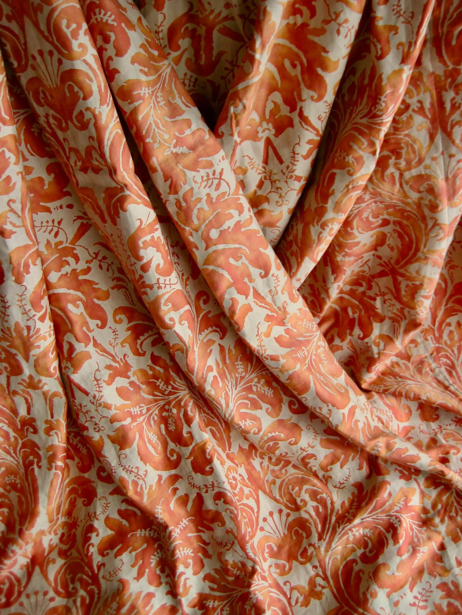 1940s Fortuny Lucrezia Design Pair of Curtains -Drapes - 3