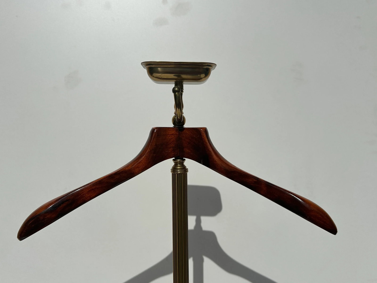 1980s Brass & Wood Gentleman's Valet - 3