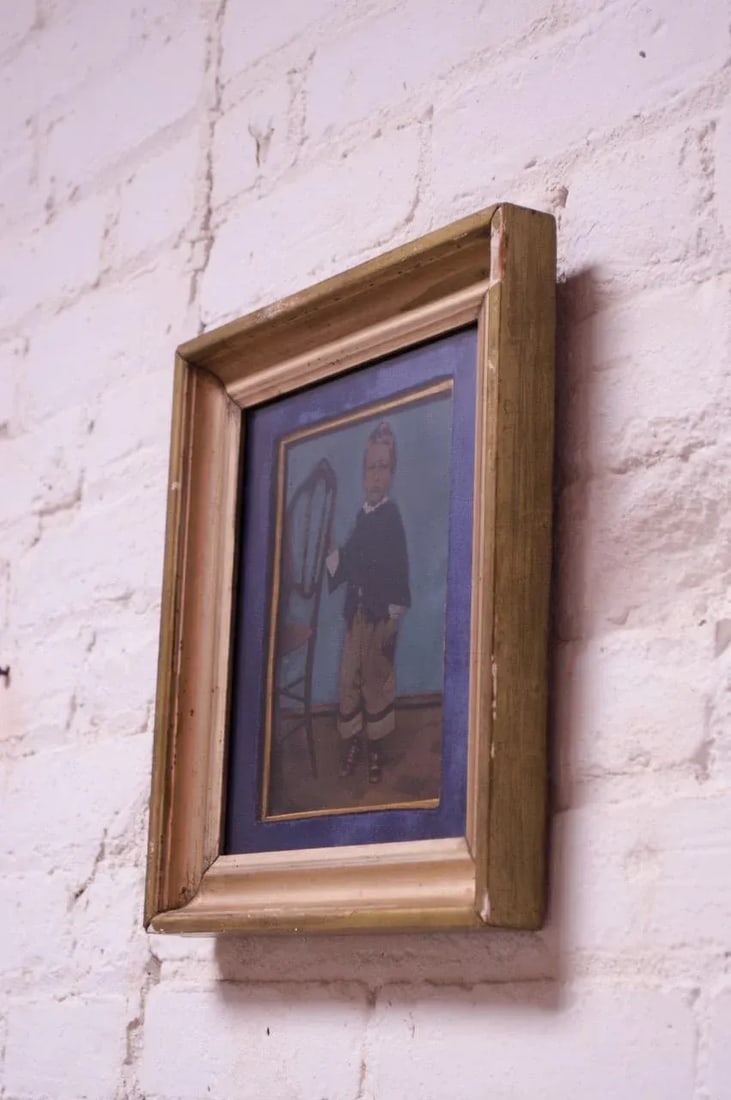 Vintage Tintype With Giltwood Frame - 2
