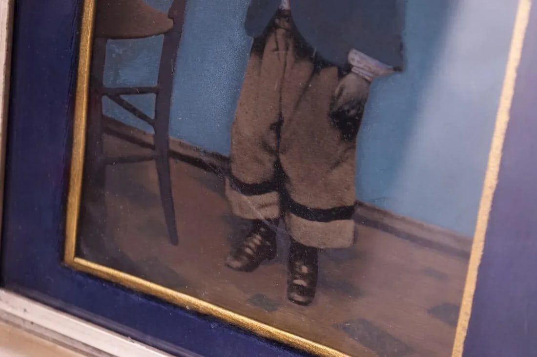 Vintage Tintype With Giltwood Frame - 8