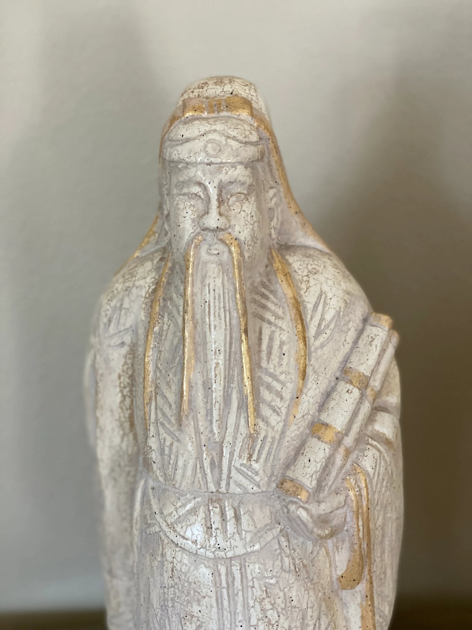 20th Century Chinese Fu Lu Shou Stellar Gods Statues Fulushou - Set of 3 - 4