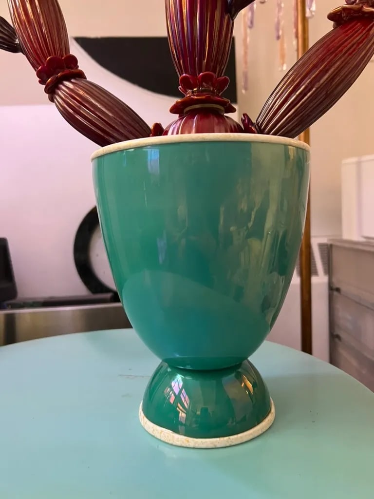 Napoleone Martinuzzi for Venini Red Cactus Succulent Sculpture, Signed, 1929 - 10